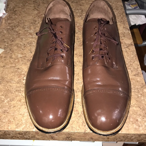 Men’s Leather Stacy Adams Oxfords - Picture 1 of 12